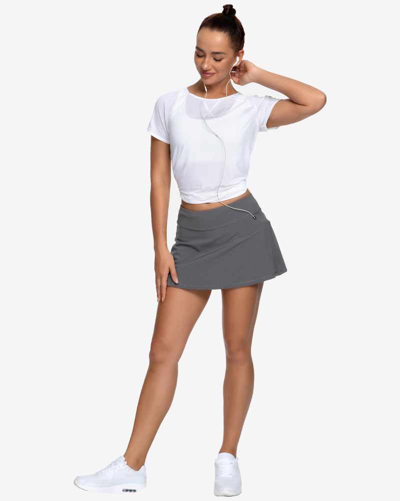 Ultra Skirt with Athletic Gym Skorts