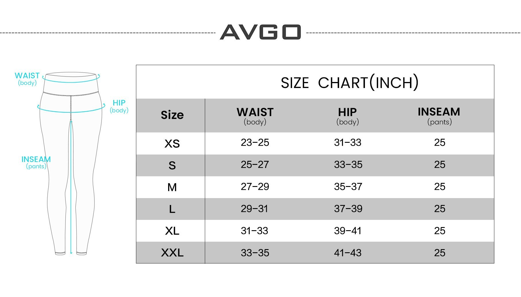 Inch Waist Elastic Tummy Control Legging