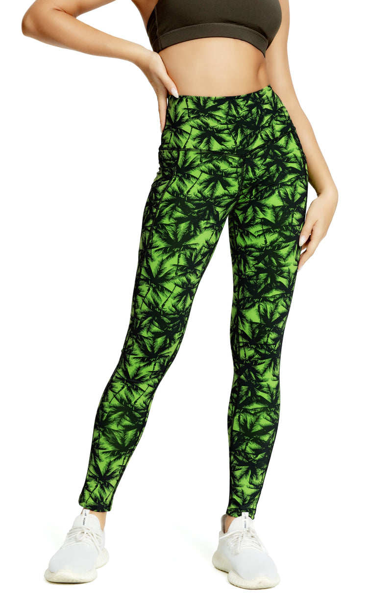 Forest Invisible Pockets Soft Leggings