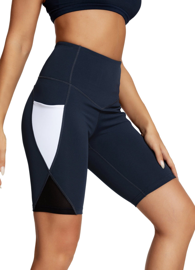 Color-Blocking Yoga Shorts