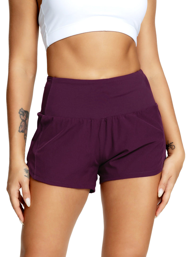 Quick-Dry Elastic Waist Active Shorts