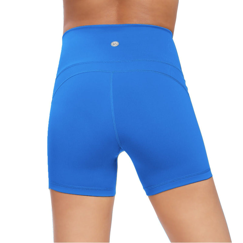 4.5" Inseam Shorts Mid-Waist Seamless Waisted