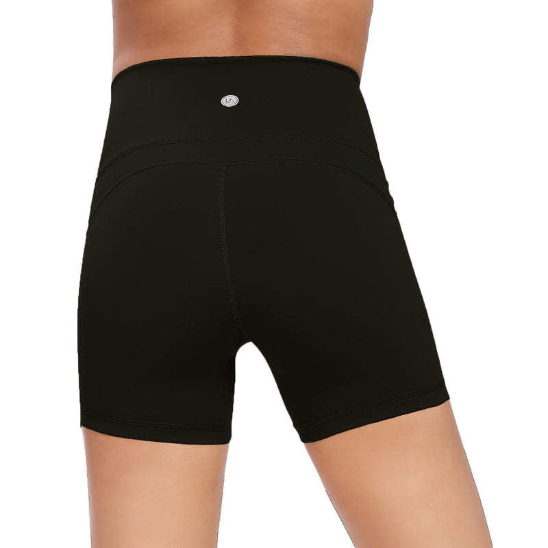 4.5" Inseam Shorts Mid-Waist Seamless Waisted