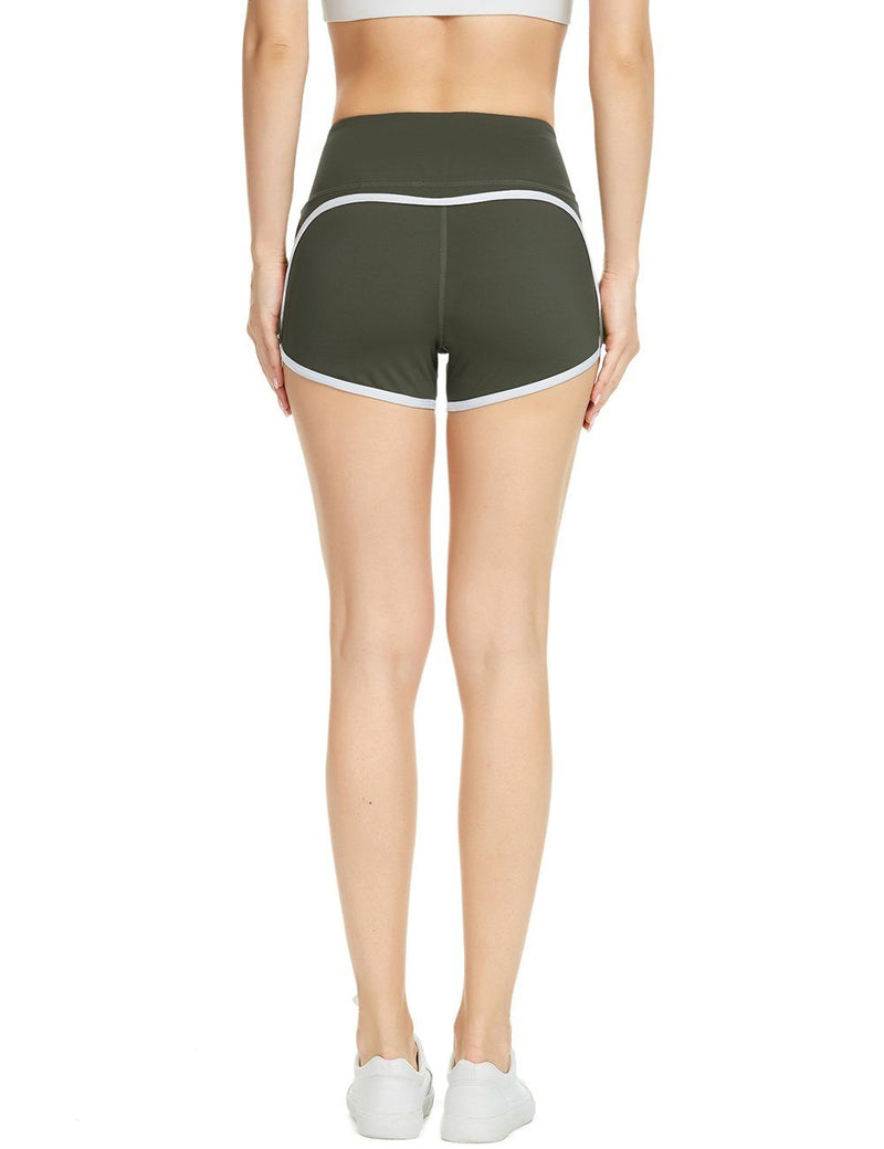 Mid-Waist Tummy Control Train Shorts