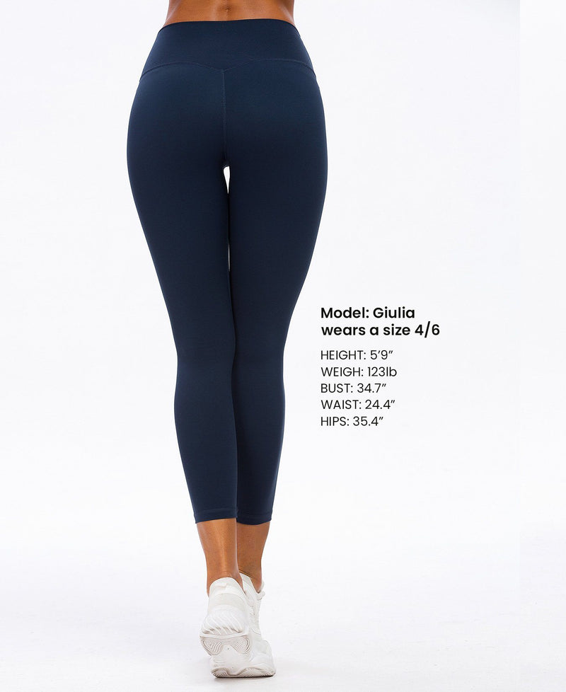 Women Yoga Leggings High Waisted Buttery-Soft 7/8 Length Pants 90826