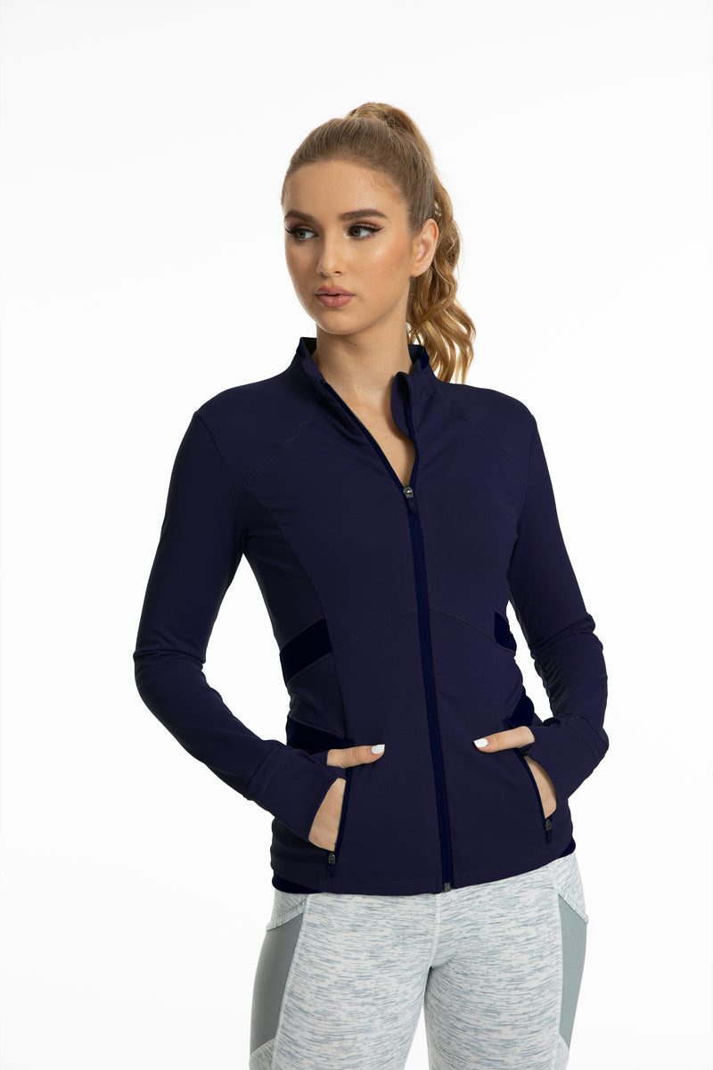 Warm Soft Straight Zip Jacket