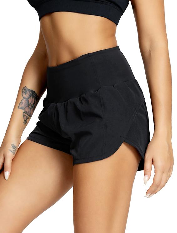 Quick-Dry Elastic Waist Active Shorts