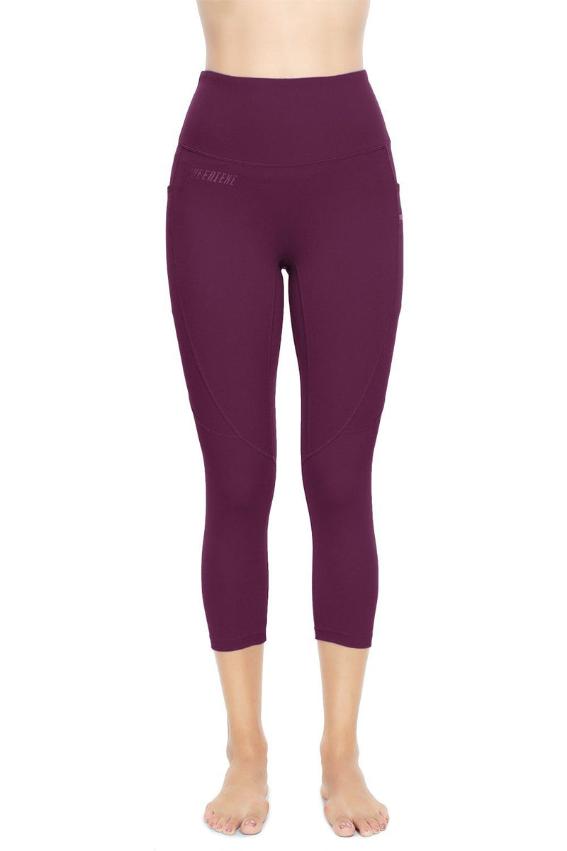 Capris with Side Pocket Fitness Leggings 19204