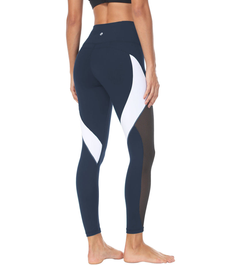 Blocking Mesh Color Leggings