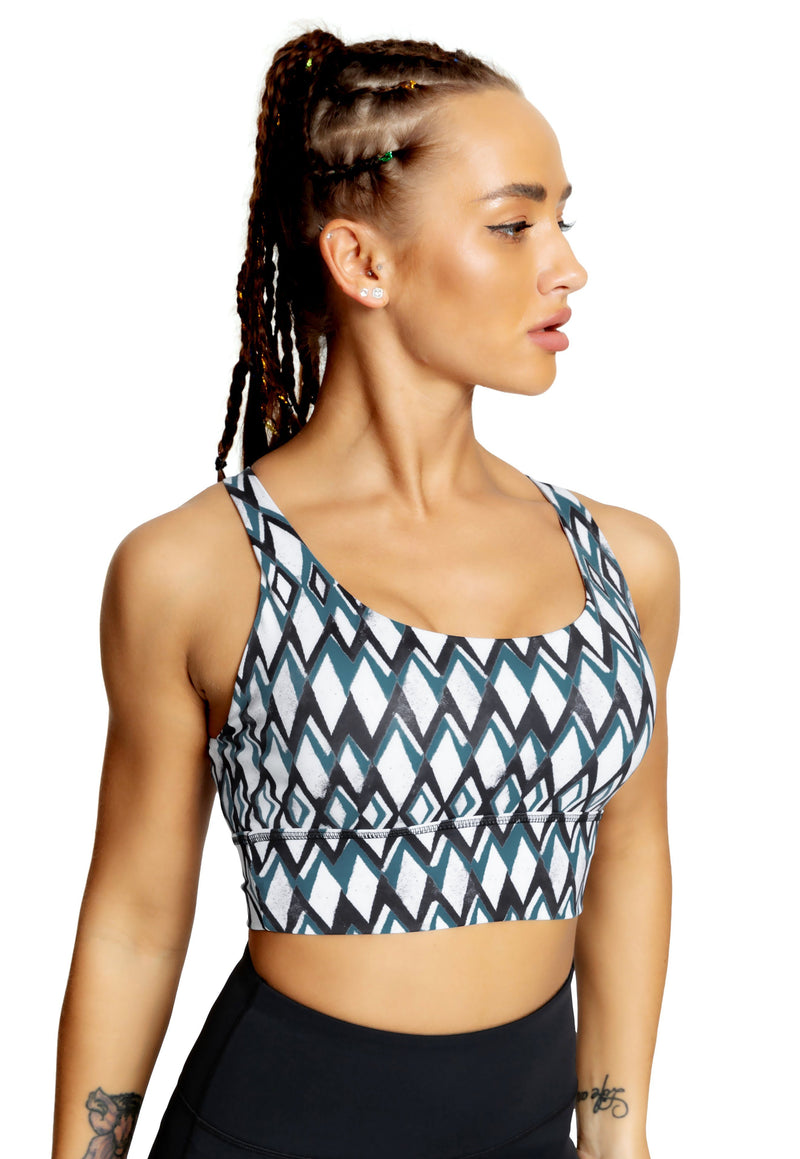 Pattern Light Support Free Sport Bra