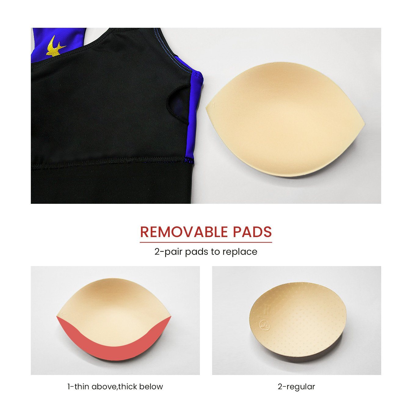 Medium Support Workout Sports Bra