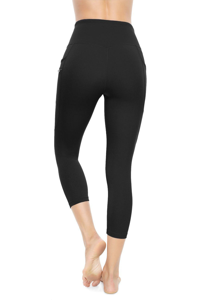 Capris with Side Pocket Fitness Leggings 19204