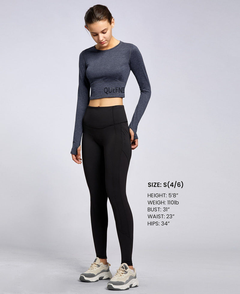 Crop Top Long Sleeve Yoga T-Shirts