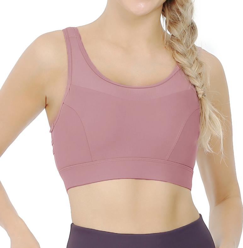 Padded Camisole Back Close Sport Bra