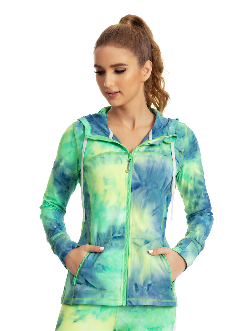 Blue Green Tie-dye