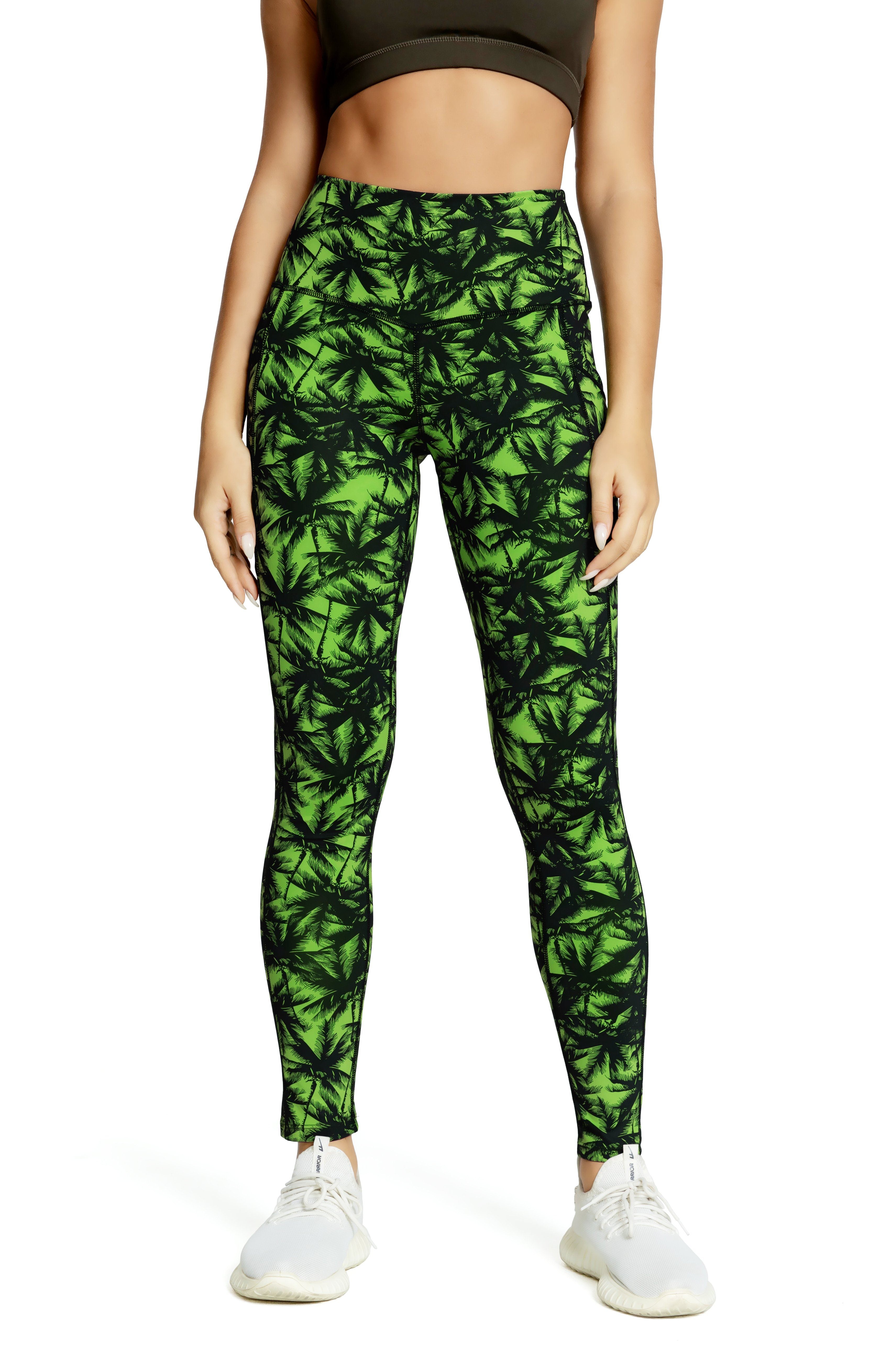 Forest Invisible Pockets Soft Leggings