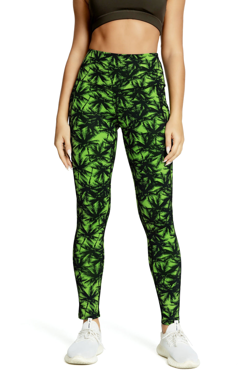 Forest Invisible Pockets Soft Leggings