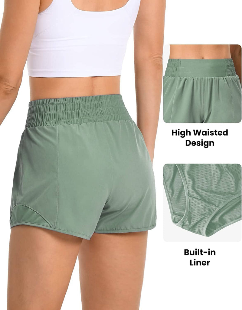 Women's High Waisted Shorts 220307