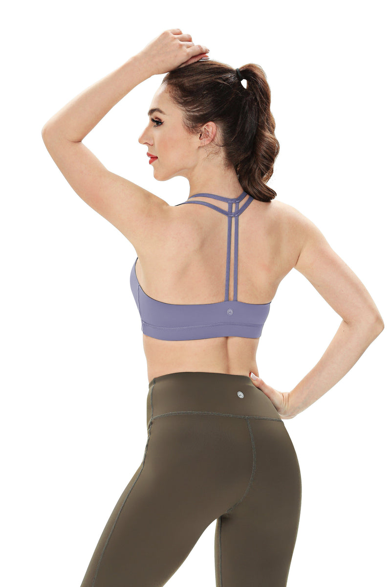 Double-T Back Wirefree Pad Sports Bra
