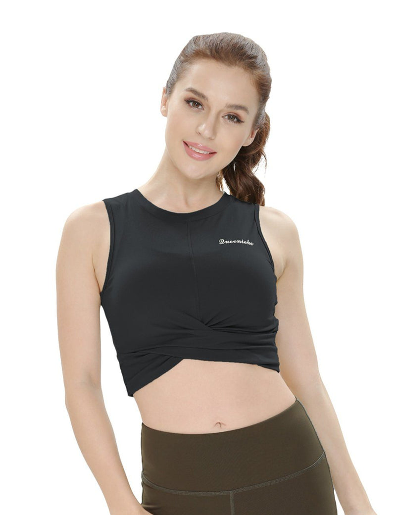 Crop Top Tank Tee Athletic Shirt