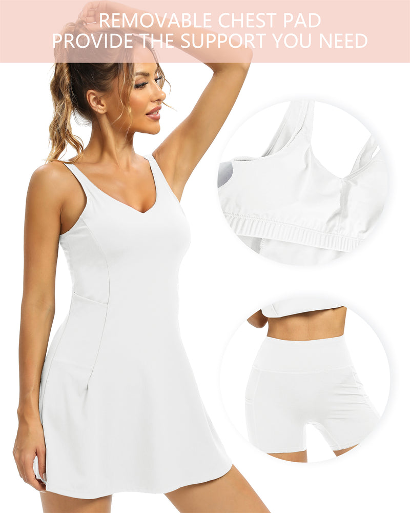 Tennis Dress Two Piece Set 220111