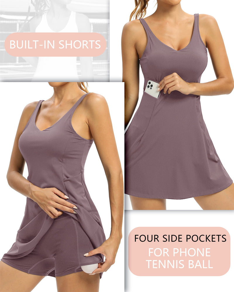 Tennis Dress Two Piece Set 220111