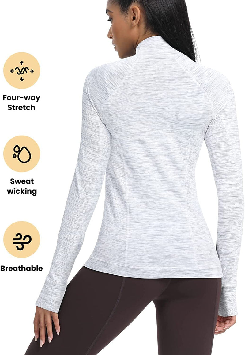 Women's Running Quarter Zip Pullover 220203