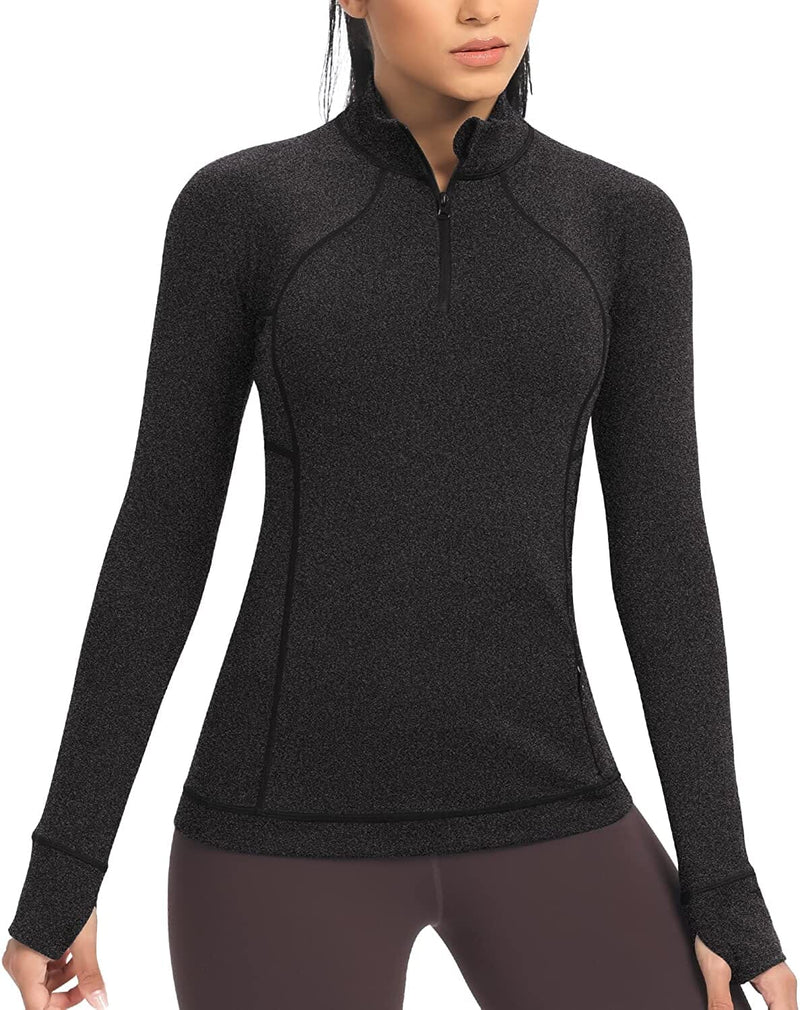 Women's Running Quarter Zip Pullover 220203