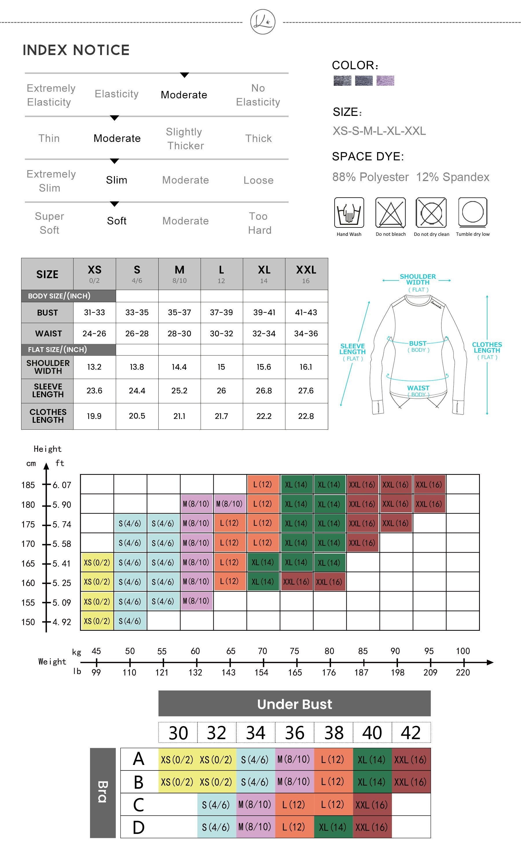 T-Shirt Long Sleeves Open Back Sports