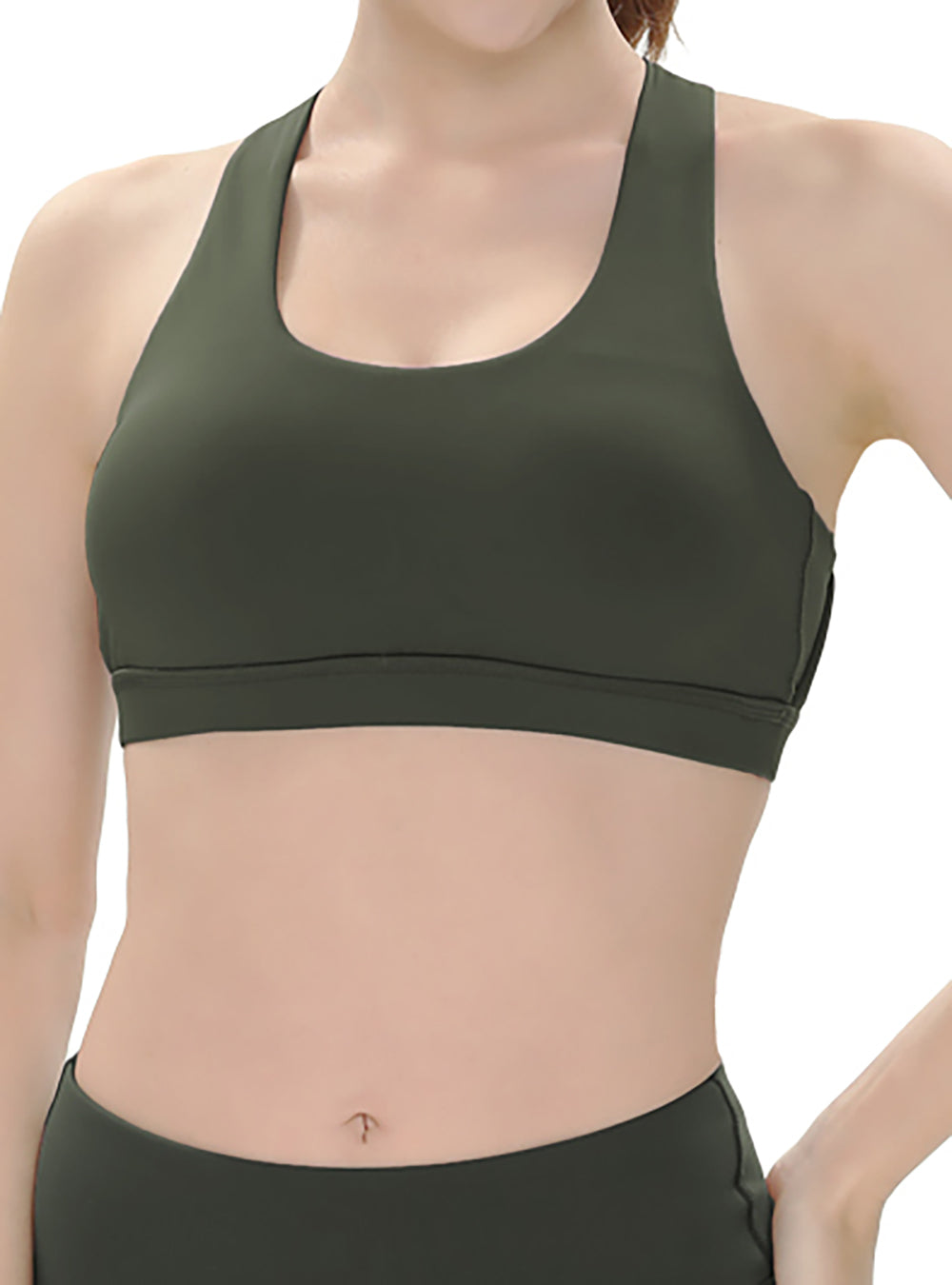 Medium Support Cross Strappy Sport Bra 6017