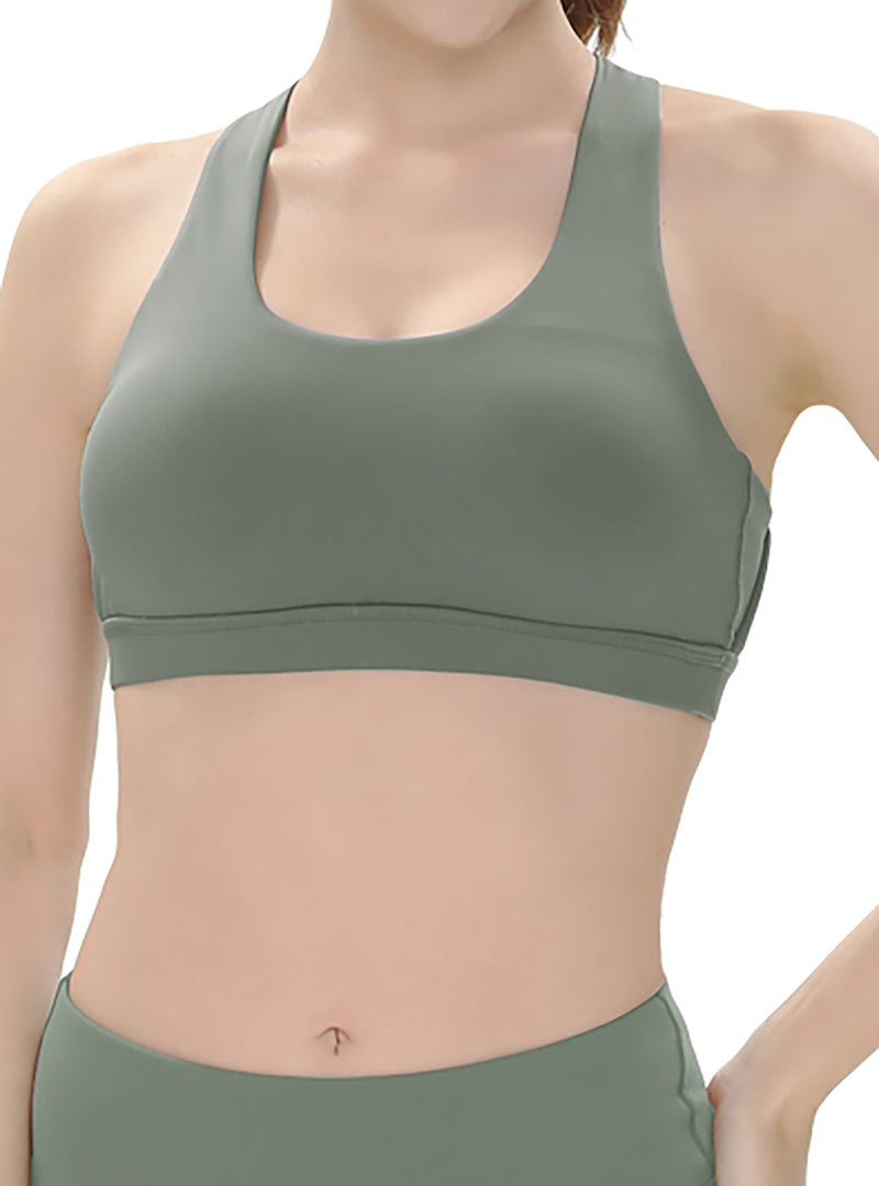 Medium Support Cross Strappy Sport Bra 6017