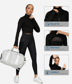Cropped Plastic Jacket