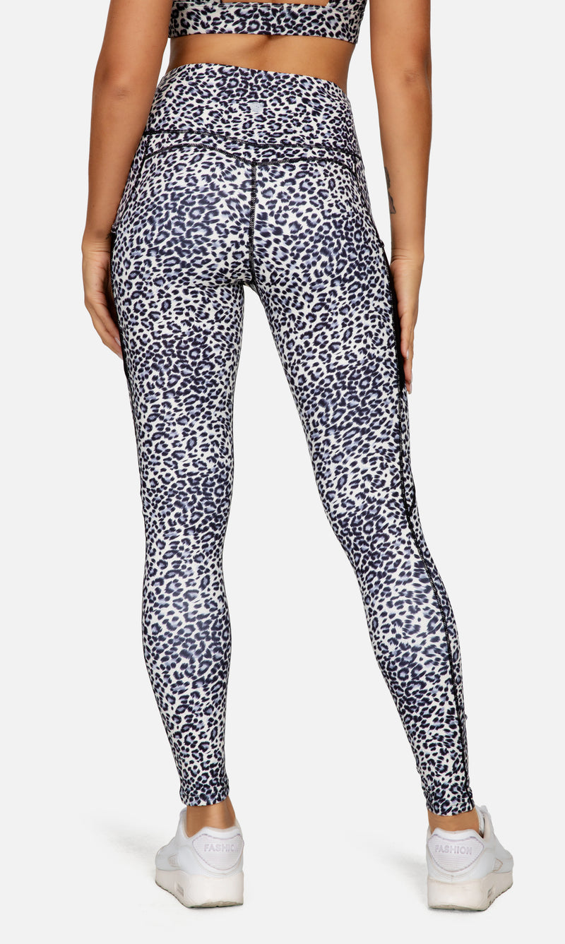 Leopard Print Waist Tights Leggings