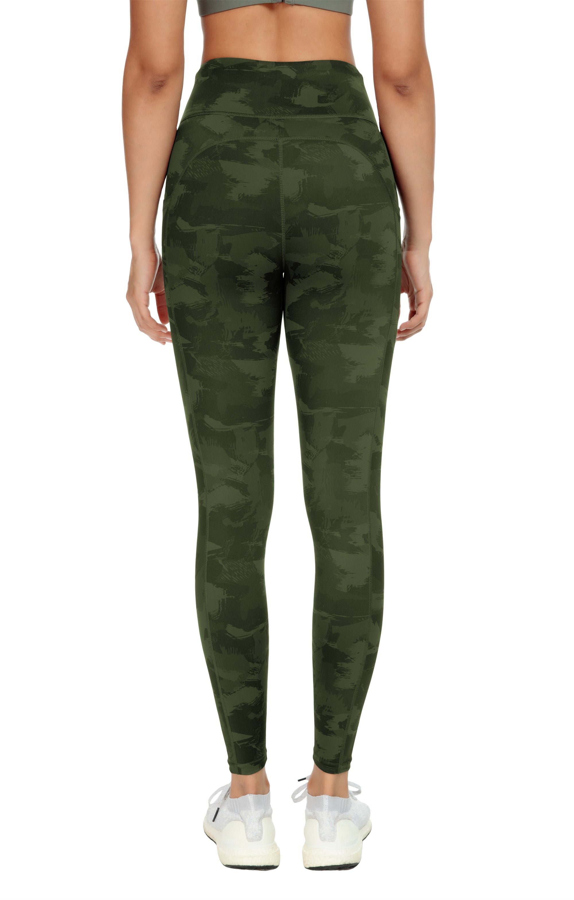 Inch Waist Elastic Tummy Control Legging