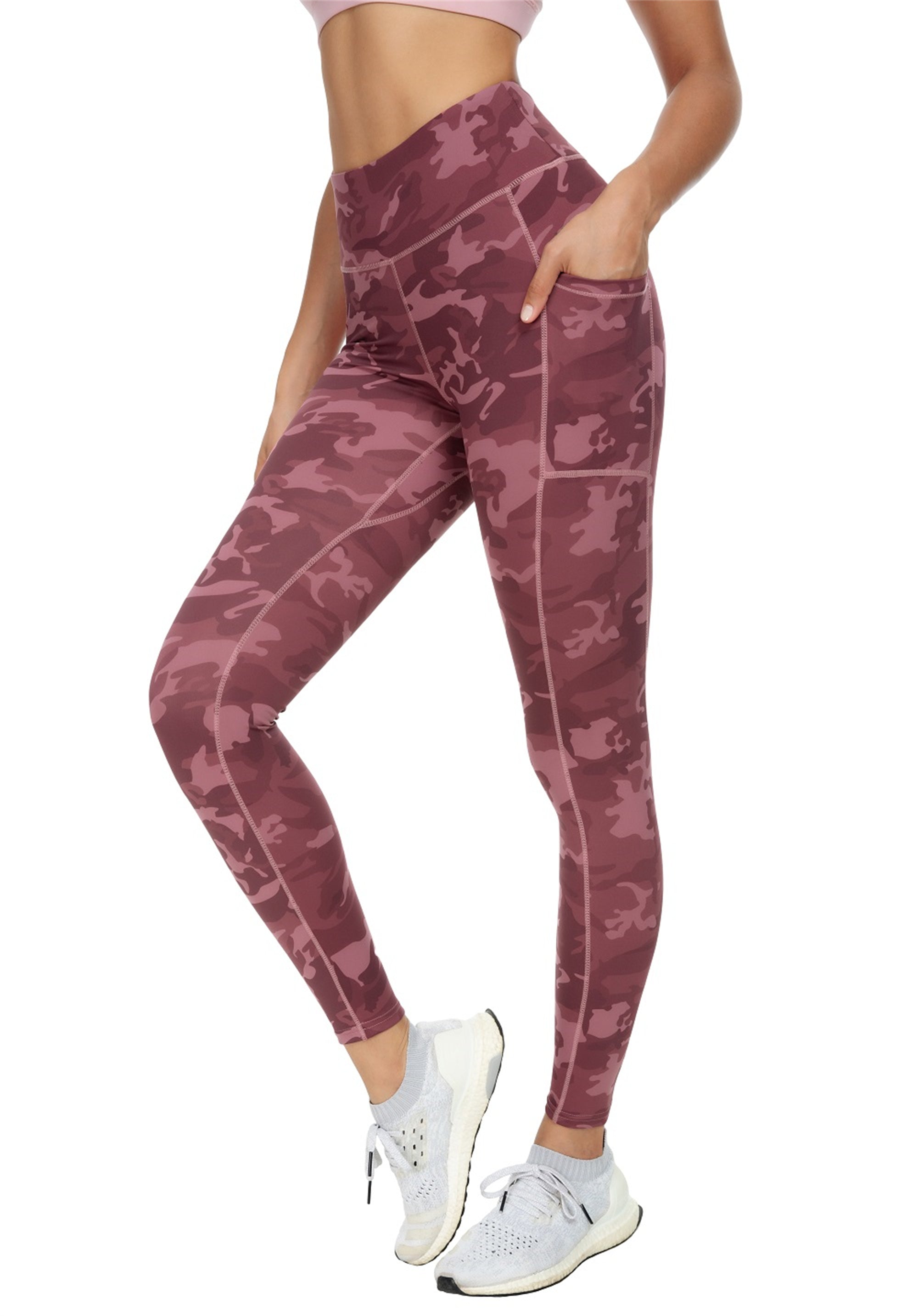 Inch Waist Elastic Tummy Control Legging