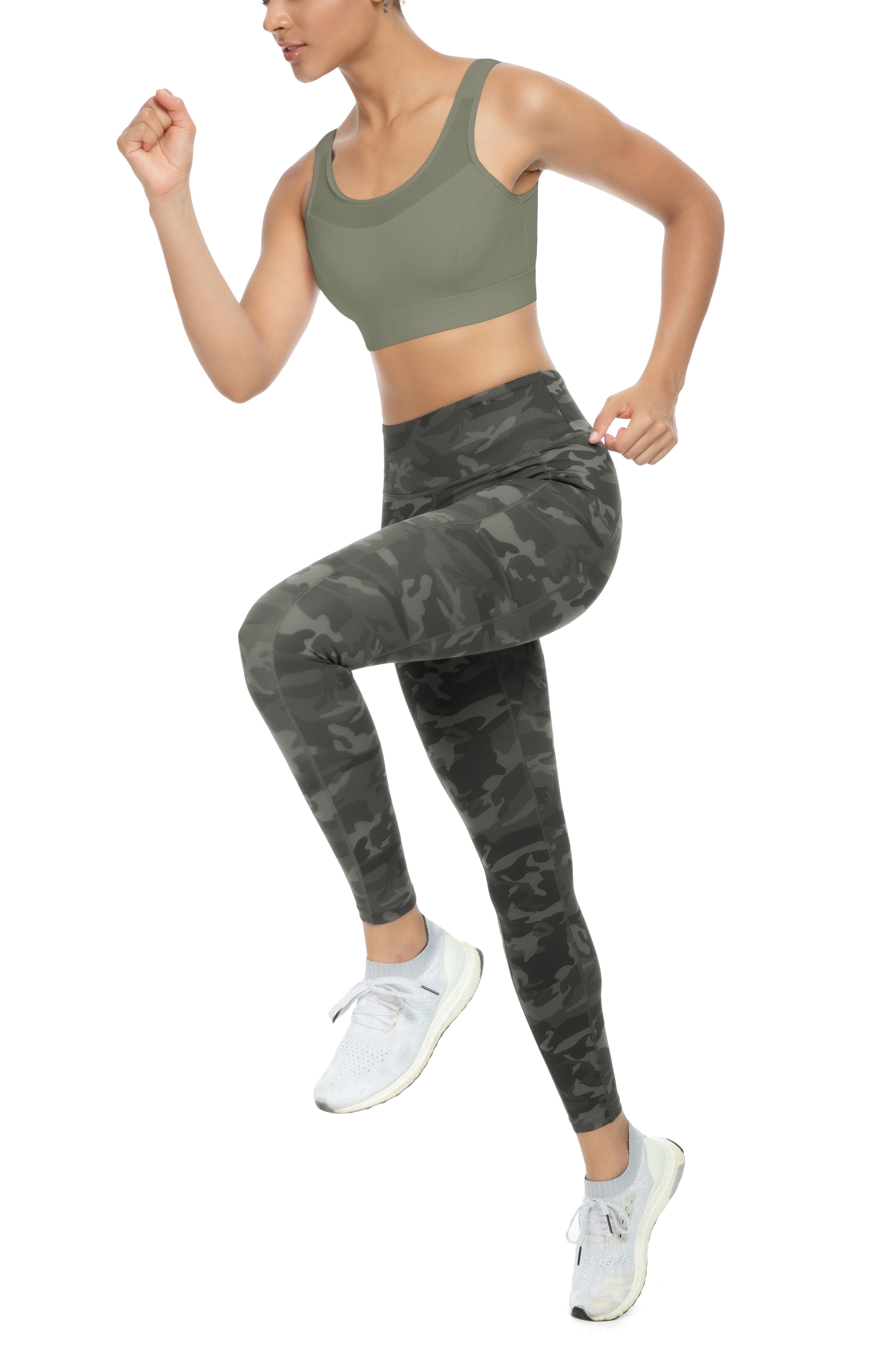 Inch Waist Elastic Tummy Control Legging