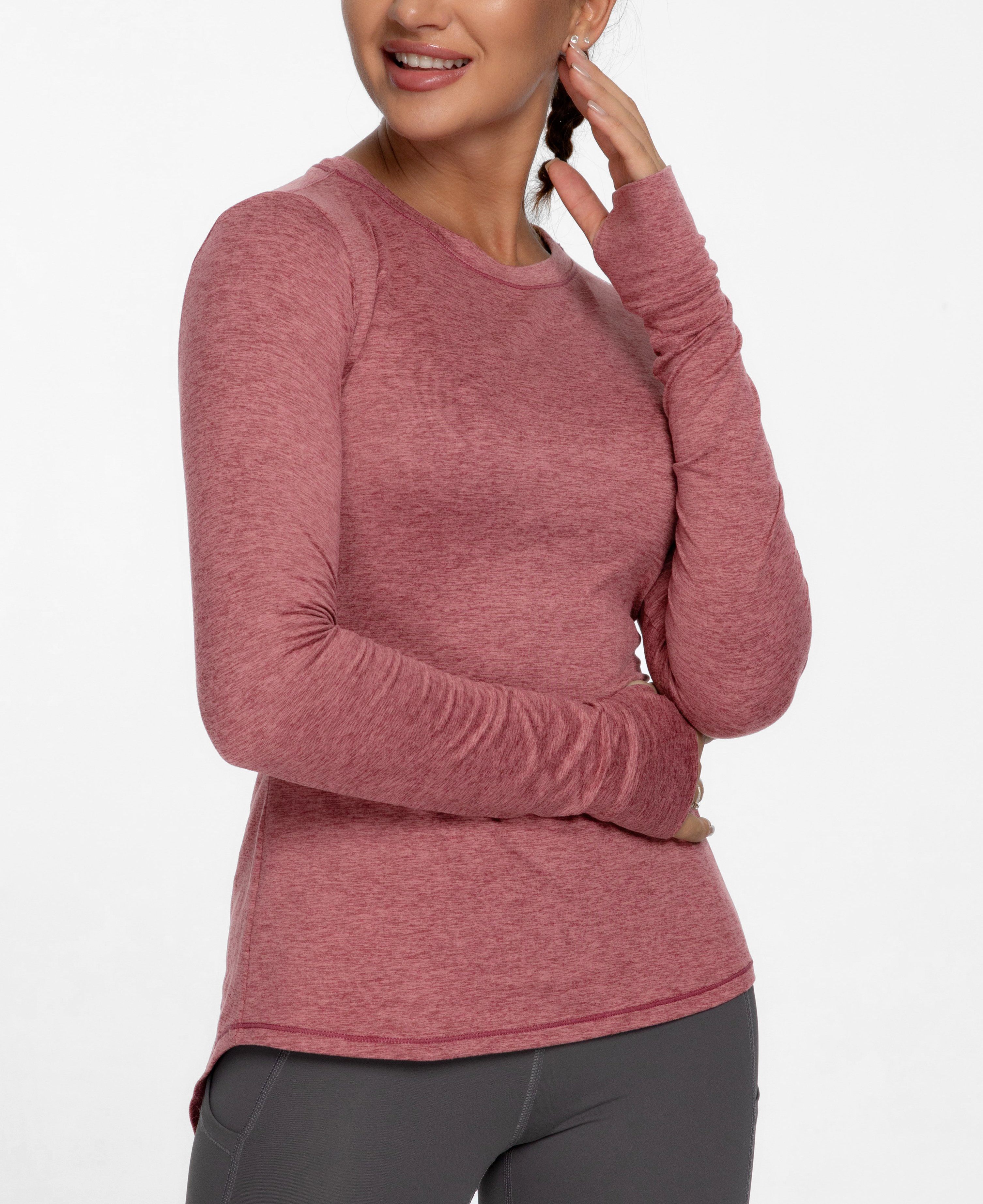 T-Shirt Long Sleeves Open Back Sports