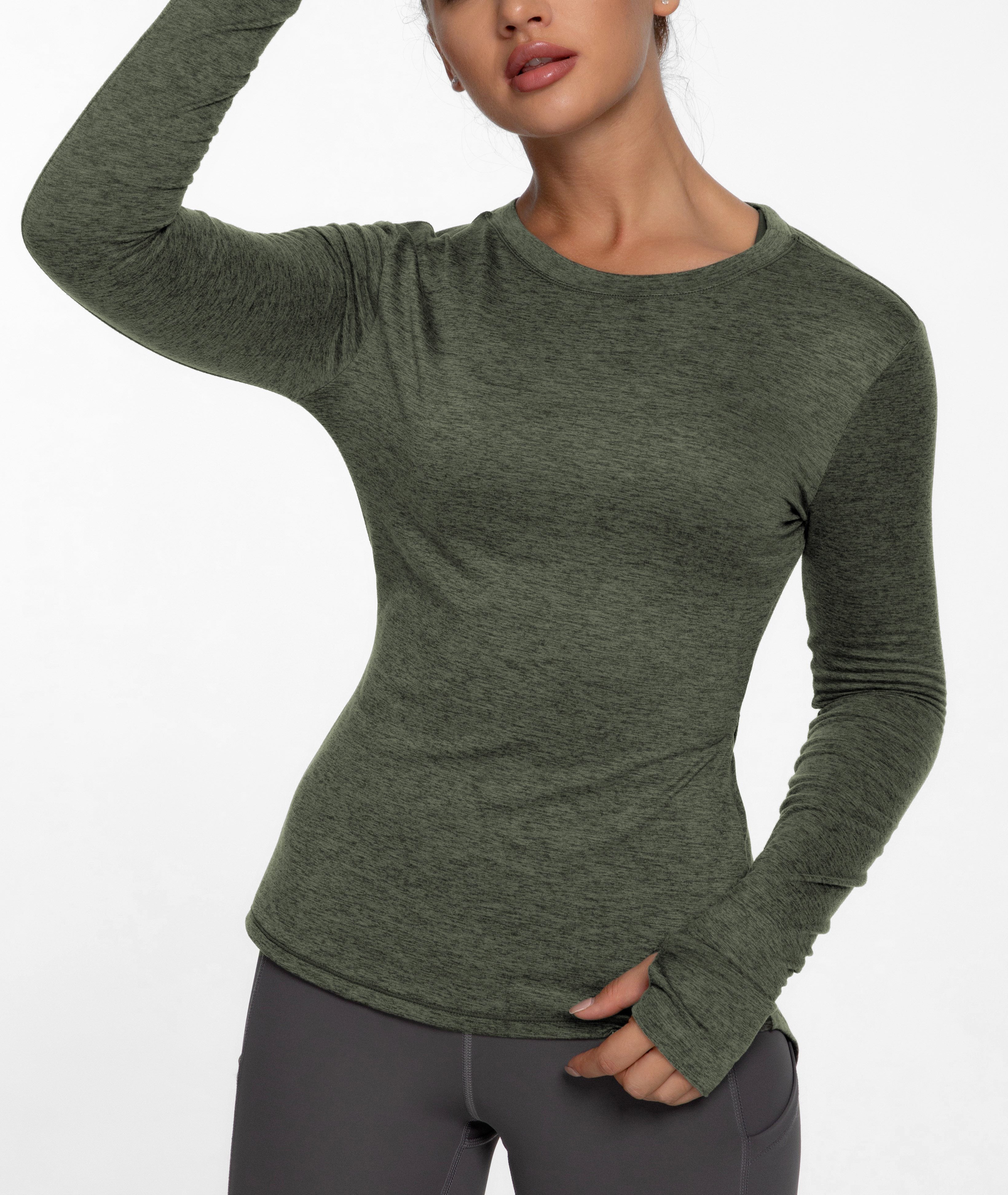 T-Shirt Long Sleeves Open Back Sports