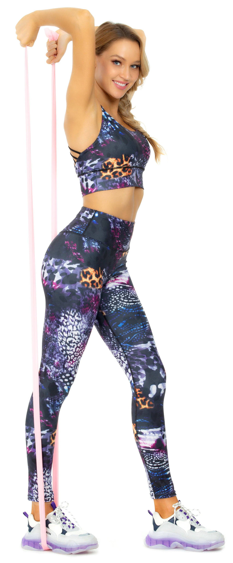 Tummy Control Peach Hip Leggings